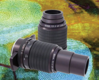Optimised UV-Visible lens for crime scene investigation