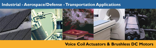 Brushless DC Motors, Voice Coil Actuators
