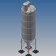 Each silo from the standard range of Bulk Technik bulk product storage silos is statically calculated for the given material bulk density/properties and geographical location.