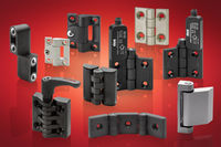 Plastic, metal and stainless steel hinges from Elesa with many standard variants, including specialist types