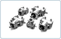 Our bevel gearbox P Series has a compact “monobloc” design provides a visually attractive, quality finished, casing, produced from die-casting, in lightweight, aluminium alloy.