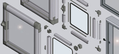 Window and door units from EMKA