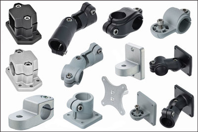 New Elesa connecting clamps in technopolymer for tubular frames and mountings