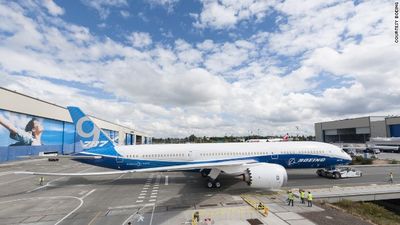 The Boeing 787-9 Rolls Out